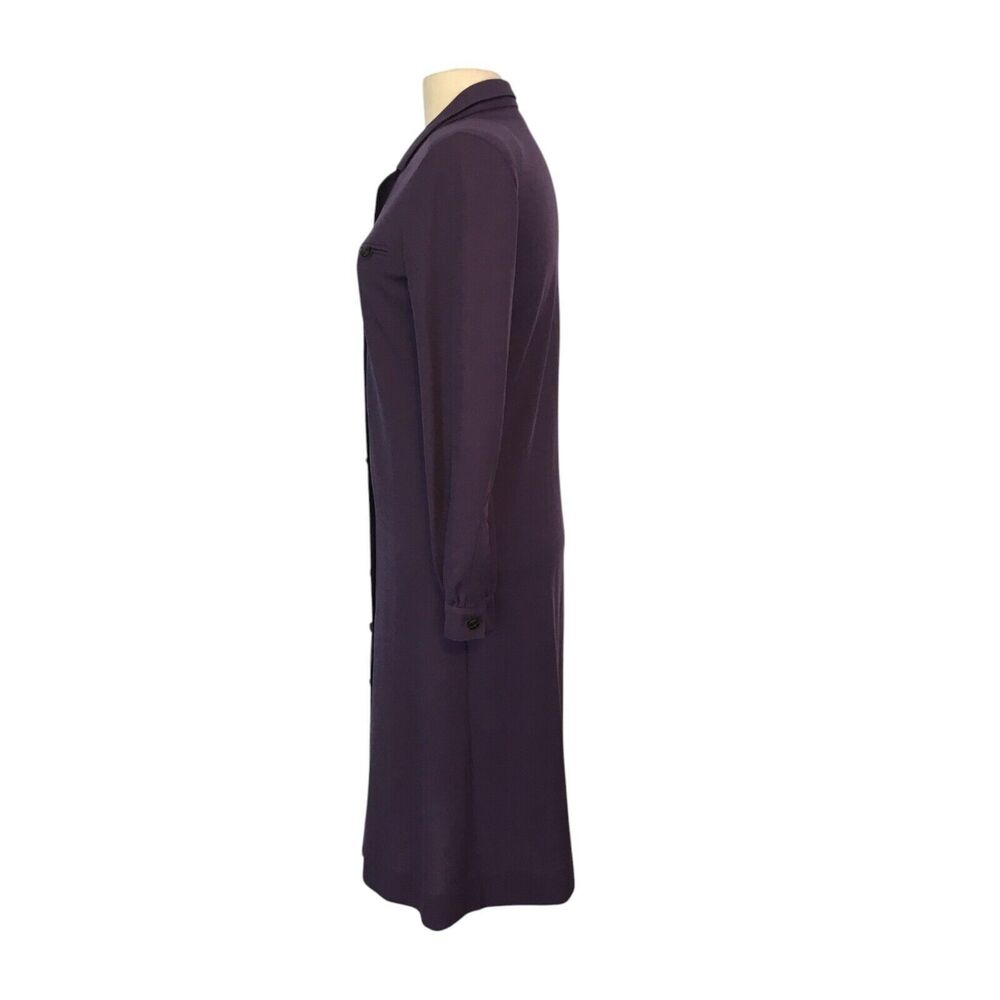 Butte Vintage 70s 80s Womens Plum Purple Knit Sheath Shift Dress, 36 bust - Picture 7 of 8